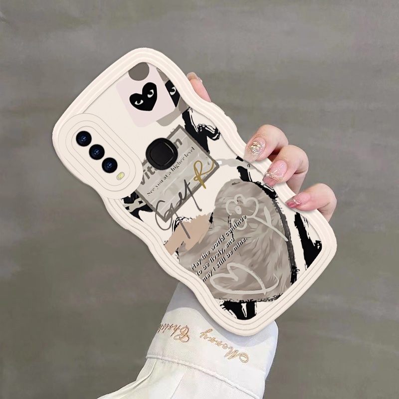Ốp Điện Thoại Silicon Chống Rơi Họa Tiết graffiti Cho vivo y17 y11 y15 y12 y20 y21 y93 y91 y50 y15s