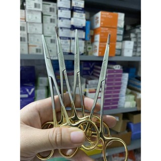 kẹp kim cán vàng 14cm