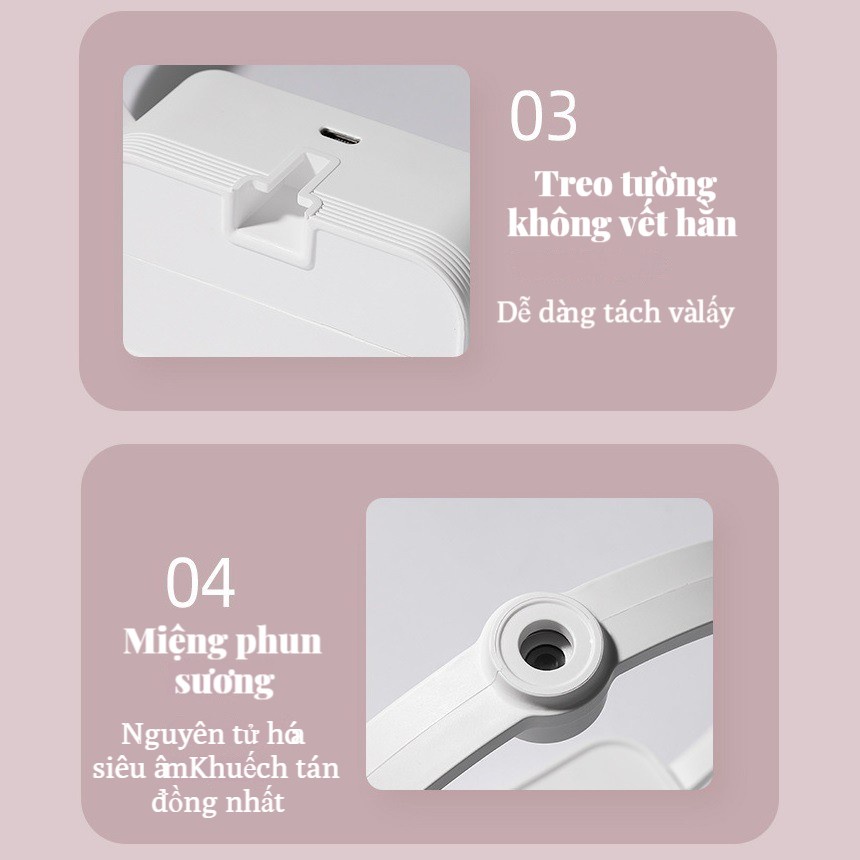 Máy xông tinh dầu phòng ngủ,Máy Xịt Thơm Phòng Tự Động,Đèn Xông Tinh Dầu,Tích Hợp Đèn Ngủ,Nước Hoa Thơm Phòng