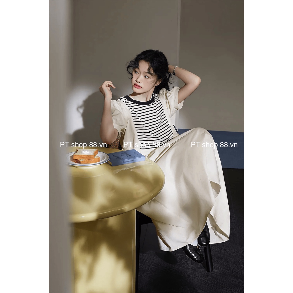 Đầm maxi trắng, váy trắng tay bồng dáng baby doll siêu xinh, váy trắng mùa hè, đầm đi biển mẫu mới 2023-V001 | BigBuy360 - bigbuy360.vn