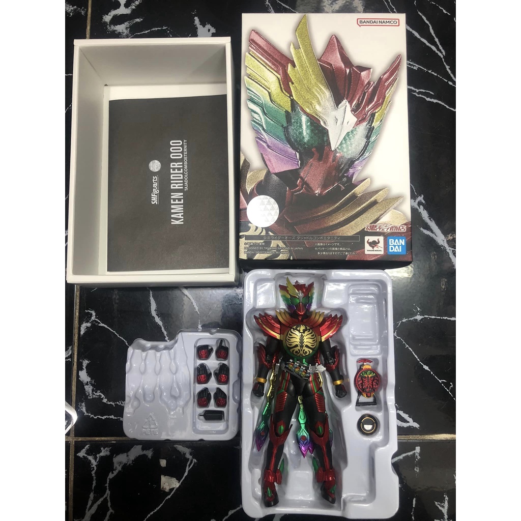 MÔ HÌNH NHÂN VẬT  SHF  KAMEN RIDER OOO TAJADOL ETERNITY COMBO 2ND