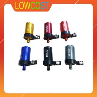 Bình Dầu Xe Máy Kiểu Trụ Chất Liệu Nhôm Lắp Cho Tay Thắng Dầu Rời Hoặc Bình Dầu Thắng Sau