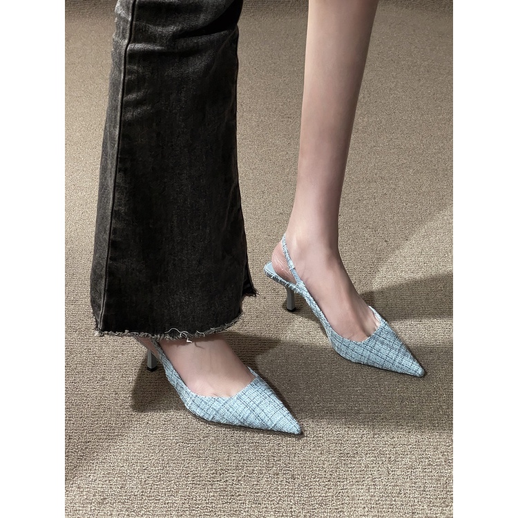 Giày cao gót nữ big size 40 41 42 gót nhọn mũi nhọn