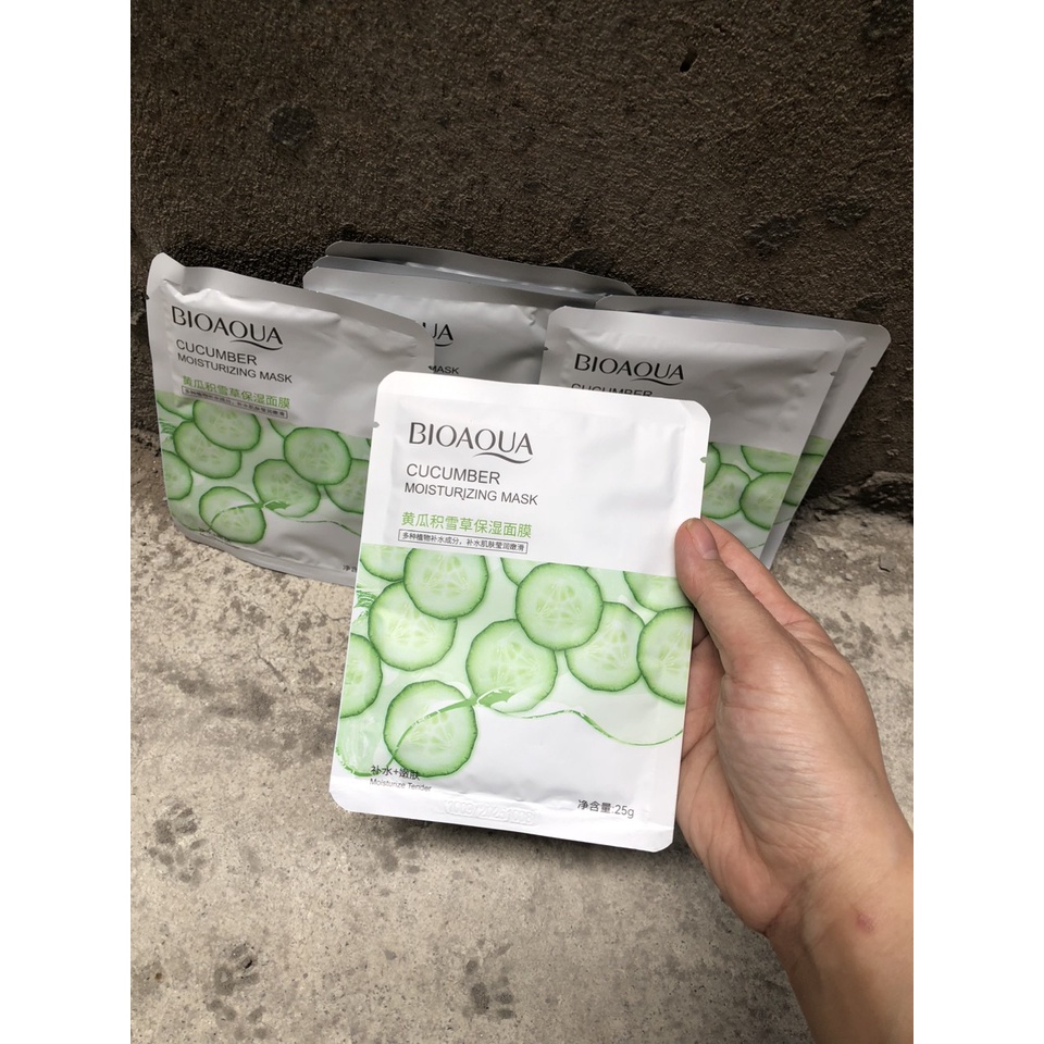 Mặt Nạ Dưa Chuột Dưỡng Trắng - Cấp Ẩm - Thải Độc Làm Sạch Da Hiệu Quả