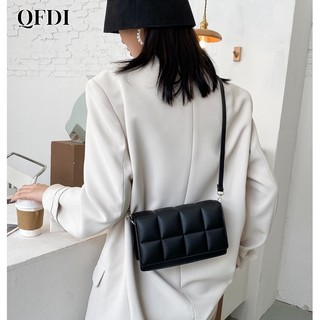Qfdi túi đeo vai hình vuông nhỏ đơn giản thời trang phương tây dành cho nữ