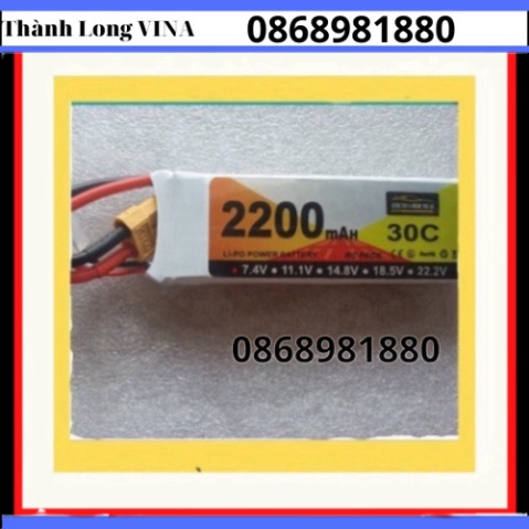 Pin Lipo 2s, 3s các loại dung lượng dòng xả 30C