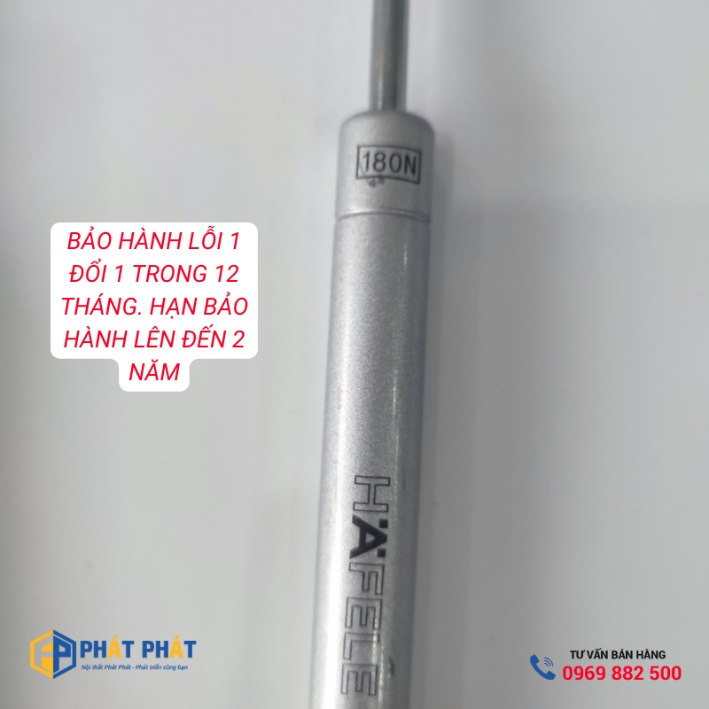 Piston Thuỷ Lực Giảm Chấn Nâng Cánh Cửa Tủ, Tủ Bếp HAFELE. Tay Đẩy Thuỷ Lực Nâng Hạ Cửa 80-180N