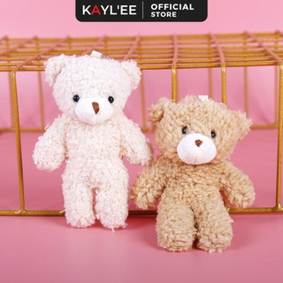 Móc khóa gấu nhồi bông teddy treo balo túi xách thời trang kaylee