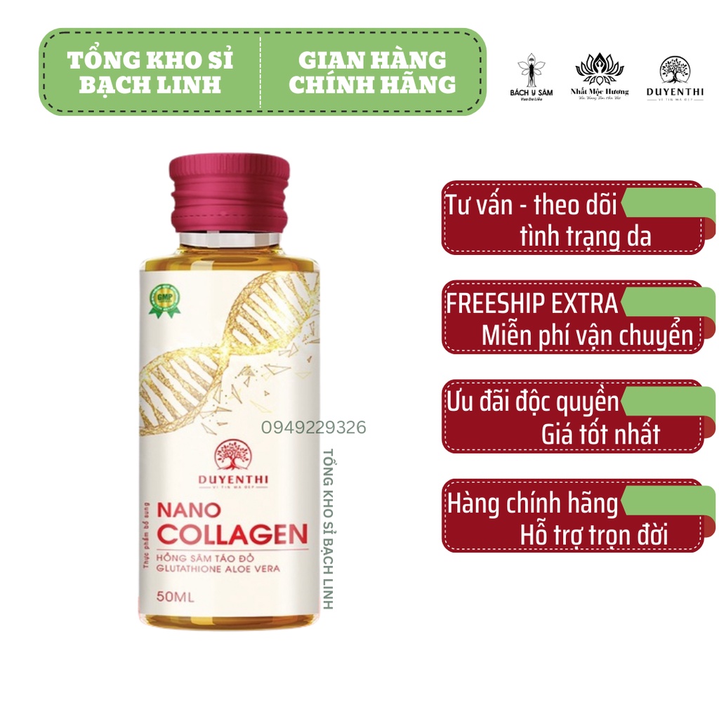 Nano Collagen Duyên Thị Hồng Sâm Táo Đỏ - Collagen Bách Y Sâm