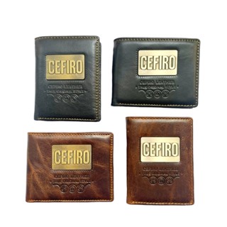 Ví nam bóp nam da bò thật cao cấp cefiro dáng đứng ngang đẹp CF03