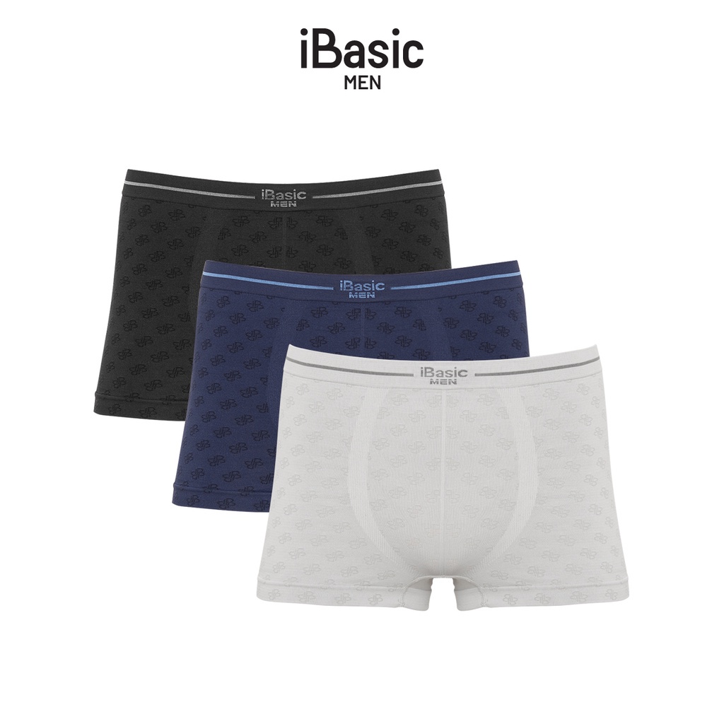 Quần lót nam không đường may Trunk Seamless iBasic PANM095