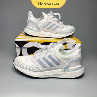 [Sale+Freeship] Giày Sneaker Thể Thao Nam Nữ Adidas Ultraboost 6.0 Màu Trắng Xanh ( Tặng tất + tặng hộp bảo vệ )