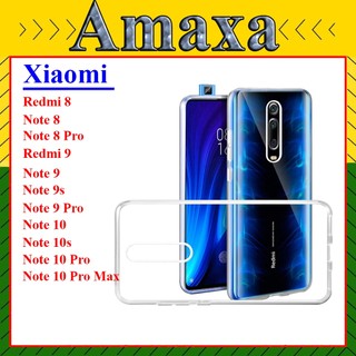Ốp Dẻo Trong Xiaomi Redmi 8/9/ note 8/8 Pro/Note 9/9s/9Pro/ Note 10/ 10s/ 10 Pro/ 10 Pro Max Chống va Đập, Chống ố Amaxa