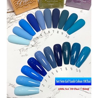 Bán lẻ sơn gel nox tont xanh coban