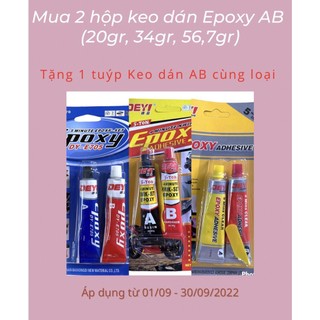 Keo dán đa năng epoxy 2 thành phần trong suốt