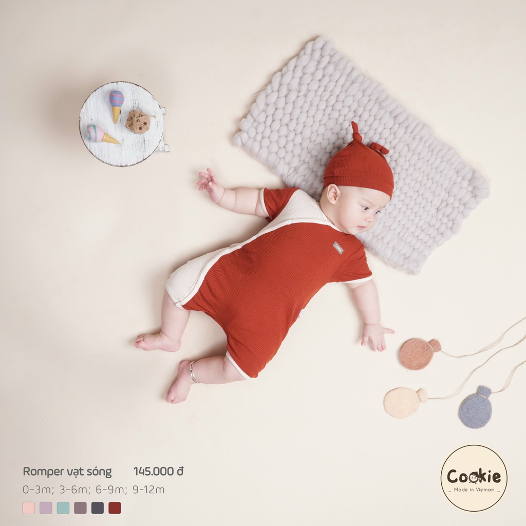 Bộ đồ liền thân Romper vạt sóng