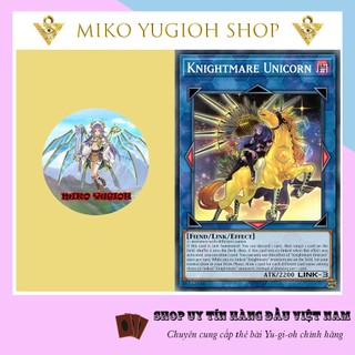Thẻ Bài Yugioh Chính Hãng Tiếng Nhật Knightmare Unicorn RC04