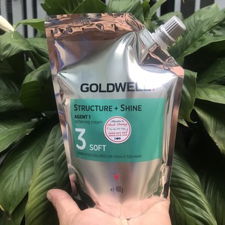 Cặp Duỗi uốn cao cấp Goldwell Structure + Shine 400mlx2