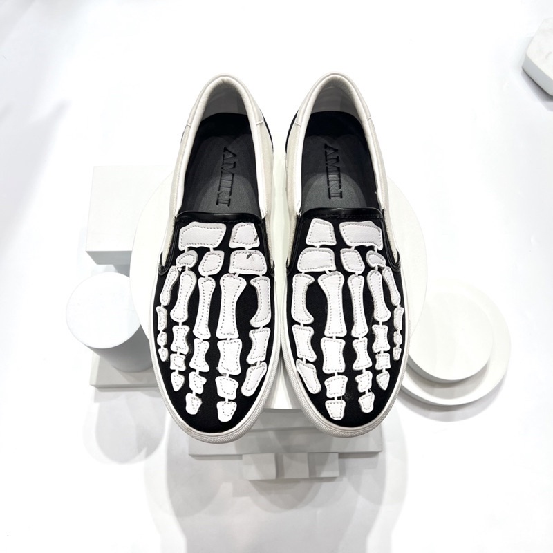 Giày Lười Nam Bàn Tay Xương Thêu có hộp hãng chuẩn thương hiệu New Gl100