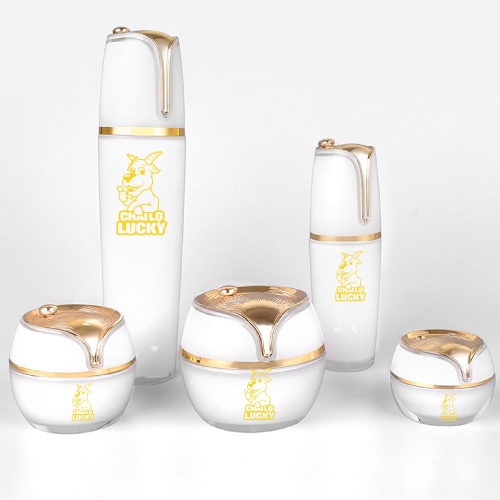 Hũ chiết mỹ phẩm màu trắng màu đen
