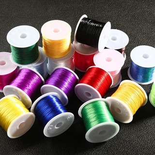 Gân lụa xỏ chuỗi hạt đeo tay cuộn lớn