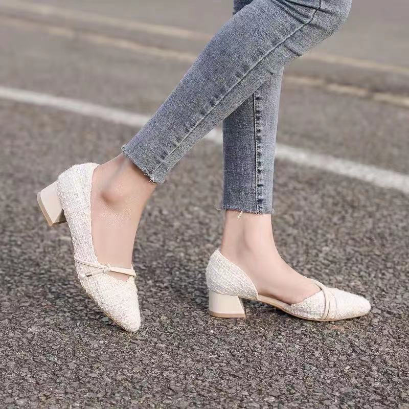 Giày búp bê thiết kế mới vào năm 2023  guốc nữ  dép sandal nữ  giày mary jane