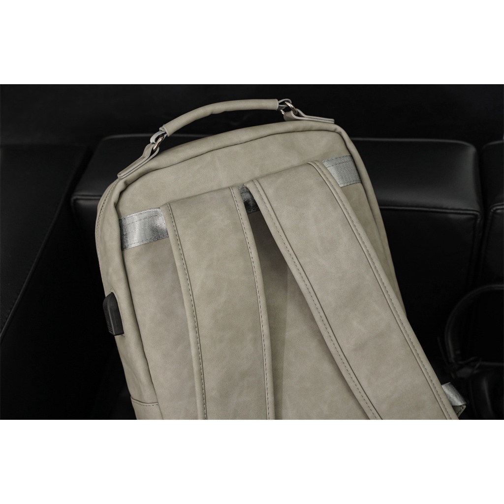 Balo da thời trang nam nữ balo da PU cao cấp chống nước cặp đi học đi chơi