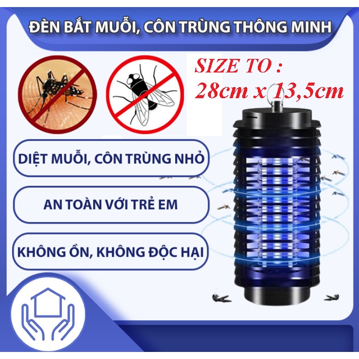 Đèn diệt muỗi thông minh - Đèn bắt muỗi hình trụ