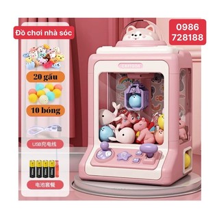 Máy gắp gấu , thú bông cỡ lớn có đèn, nhạc