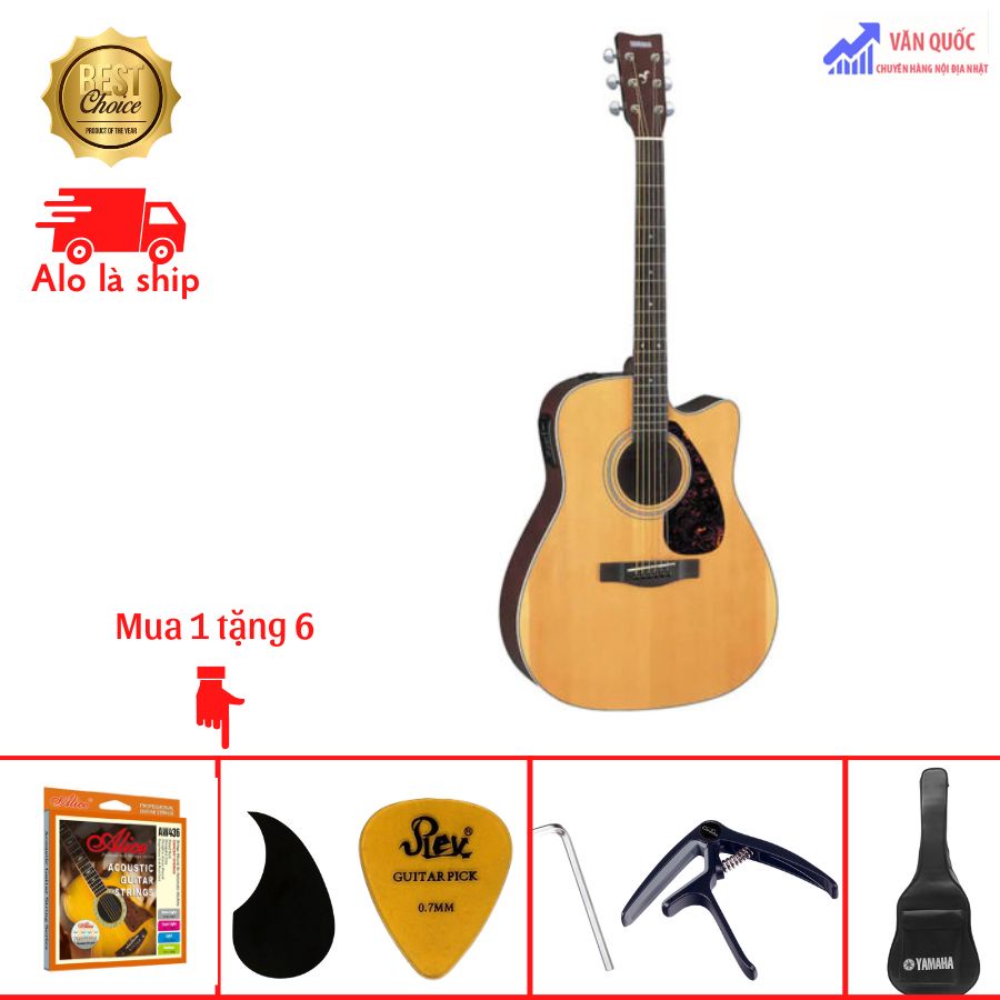 Đàn Guitar Acoustic Yamaha FX370 + Tặng Kèm Bộ Phụ Kiện 6 Món