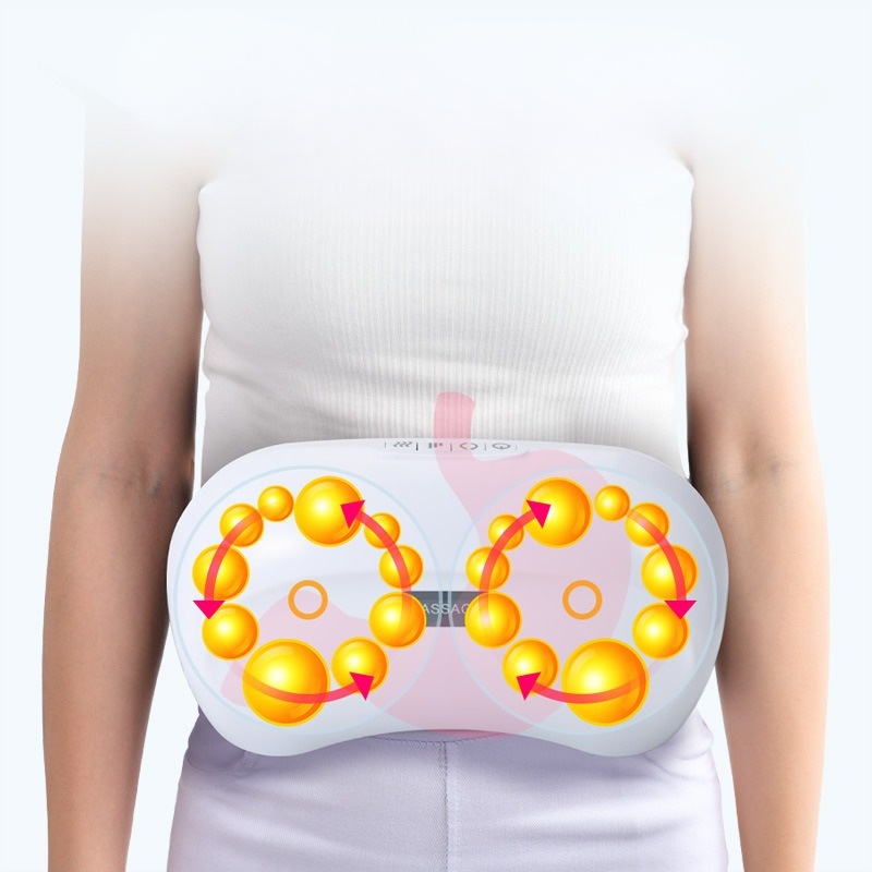 Máy massage xoa bụng Juti Home rung giảm mỡ bụng, máy tan mỡ bụng thúc đẩy nhu động ruột đường tiêu hóa