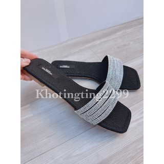 Dép lê đính đá đế bệt LĐ05