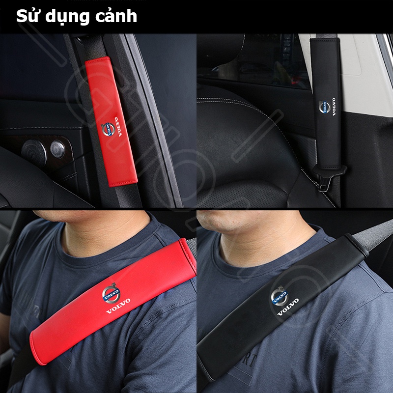 GTIOATO Da DâY Đai An ToàN Ô Tô CàI DâY An ToàN Ô Tô BọC DâY An ToàN Xe HơI Phụ KiệN Ô Tô Trang Trí Oto Phụ KiệN BêN Trong Ô Tô Cho Volvo XC60 S90 XC90 S60 XC40 V60 V90