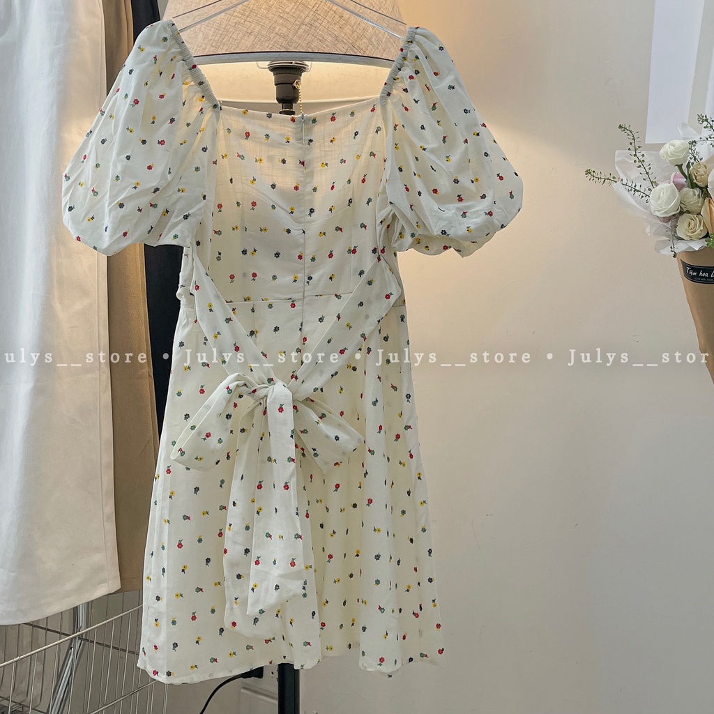 Mita dress - váy hoa nhí tay bồng (ảnh tự chụp &amp; video)