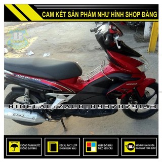 Tem rời airblade mẫu đời 2007 đỏ đen