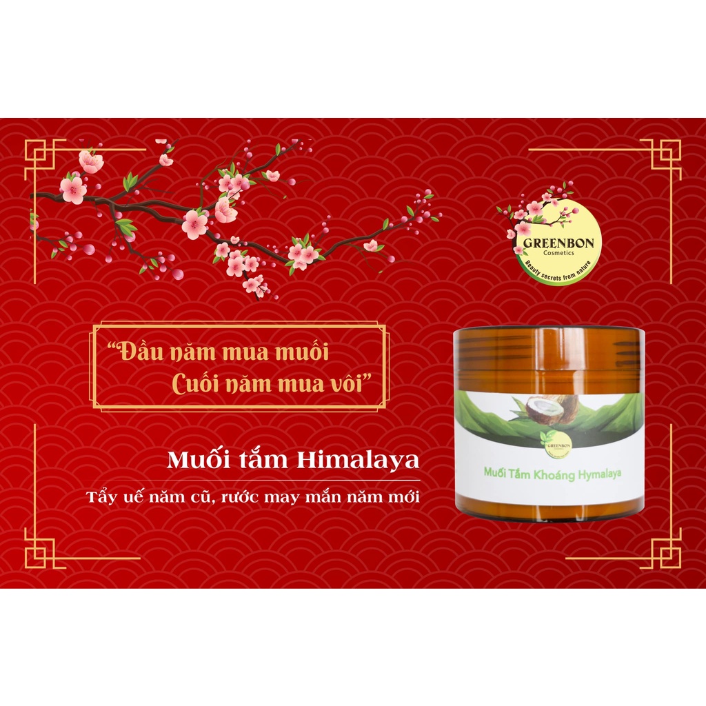 Muối tắm khoáng Himalaya 300gram GreenBon Cosmetics