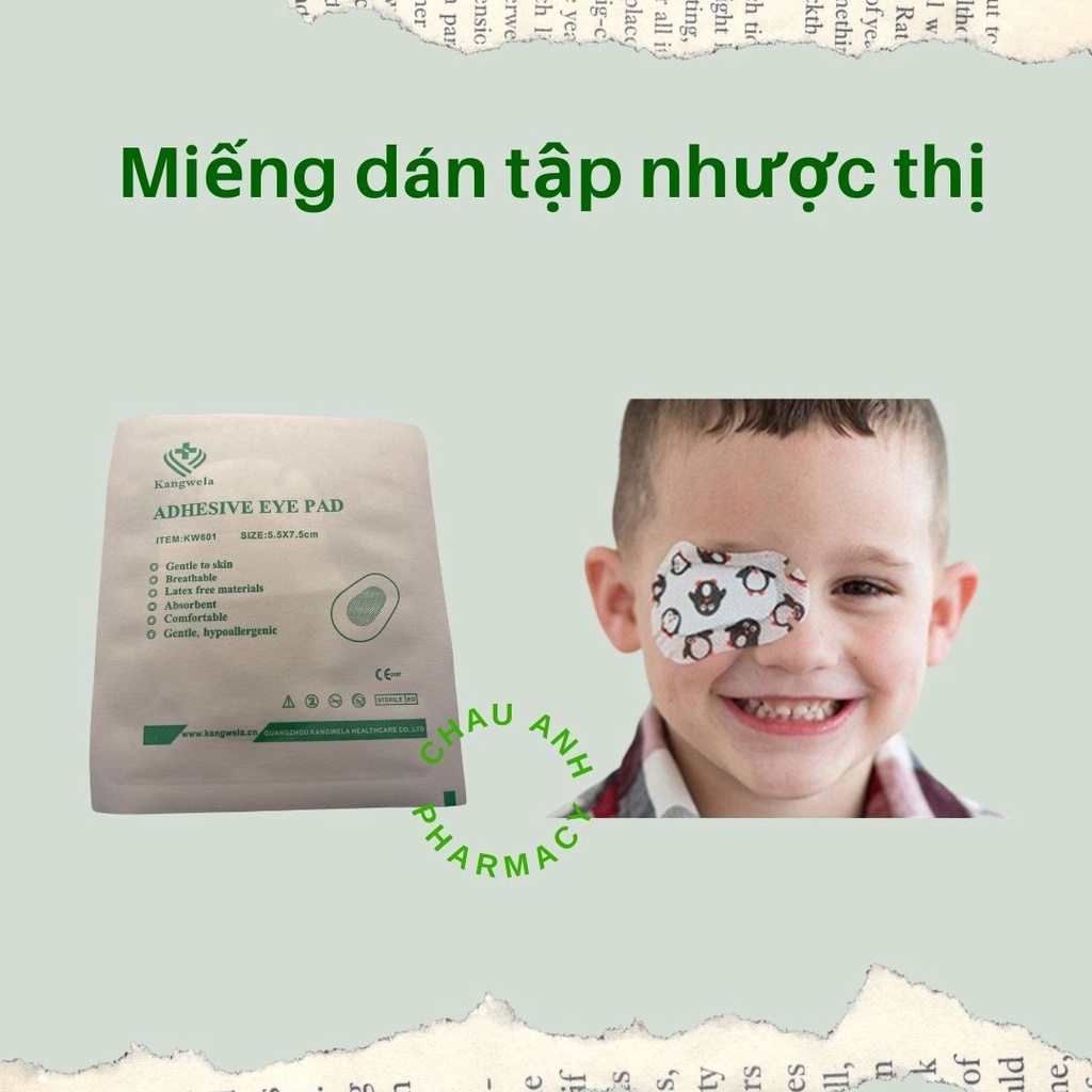 MIẾNG DÁN MẮT CHỮA NHƯỢC THỊ