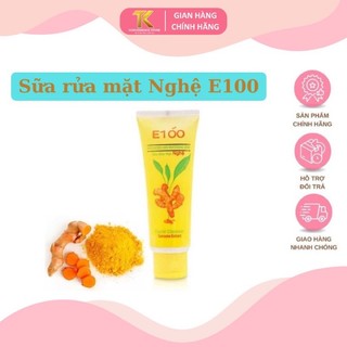 Sữa rửa mặt E100 nghệ làm sạch da ngừa mụn các loại 50g-100g
