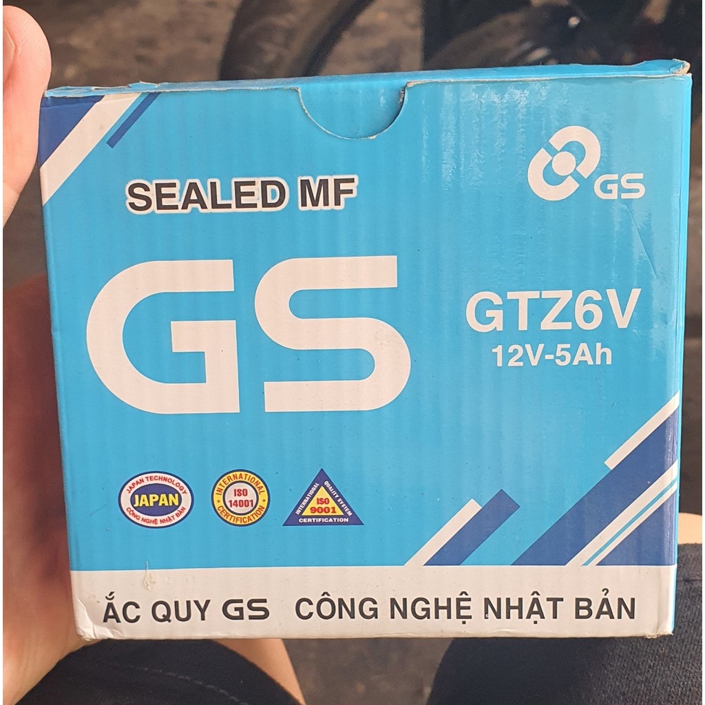 Bình Ắc Quy GS GTZ6V (12V-5Ah)