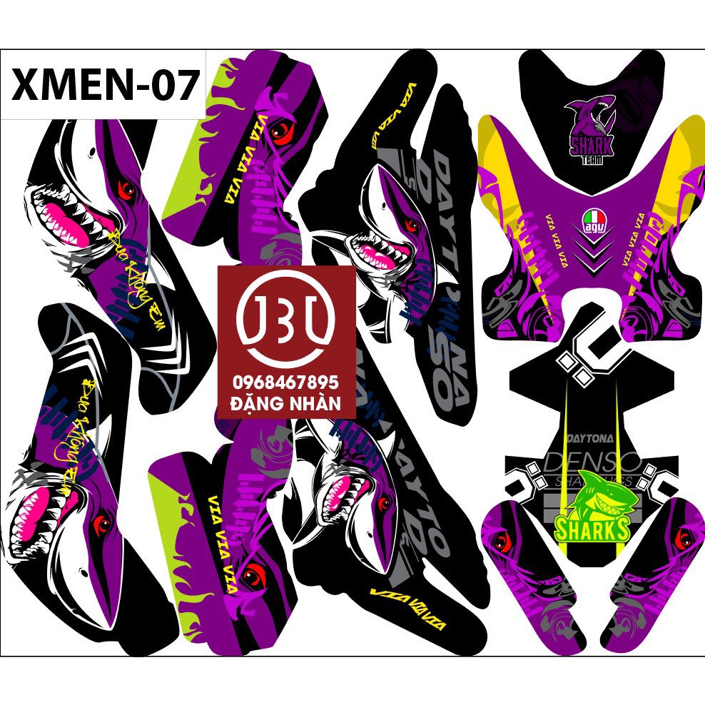 Tem trùm xe điện xmen - 07 cá mập hot