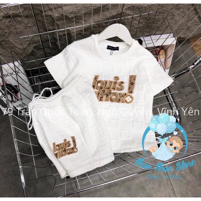 Bộ cộc LV cao cấp cho bé hàng siêu cấp