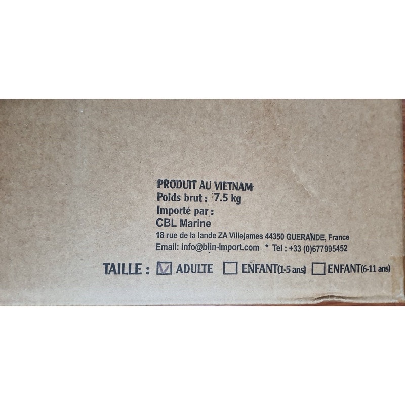 Thùng 500 chiếc khẩu trang vải xuất Pháp heartcross