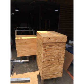 Mặt bàn gỗ cao su 60x60cm