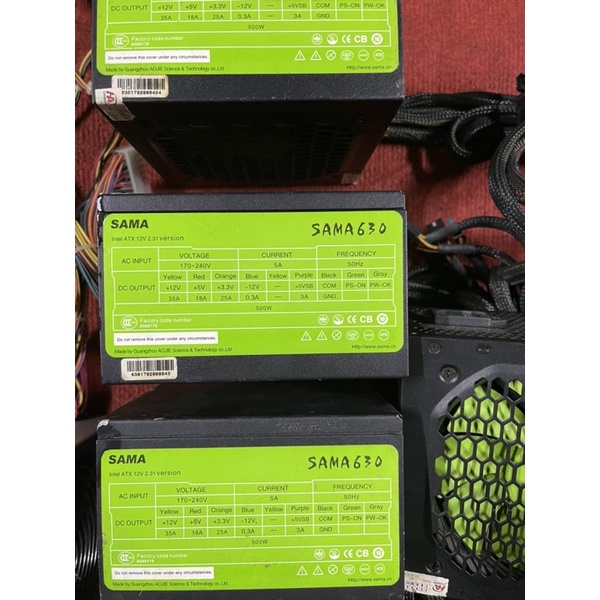 Nguồn máy tính 500w dây dài có 8 pin vga