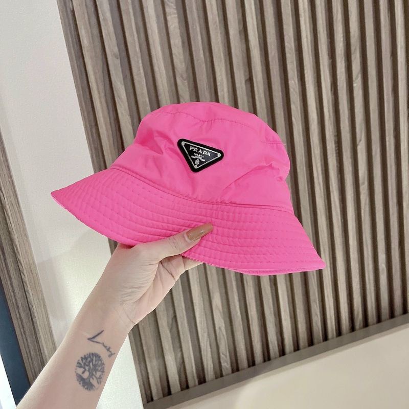 Mũ Bucket PRADA vải dù mạc sắt siêu xinh 3 màu Hayna Hats - M104