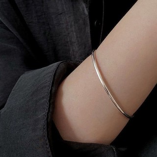 Vòng tay mạ bạc kiểu dáng basic L01