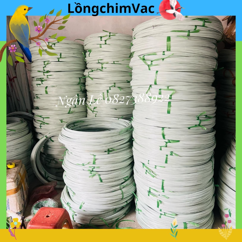NAN CÁP QUANG LÀM LỒNG CHIM, NAN CÁP QUANG LÀM DIỀU. NAN UỐN CÂY CẢNH, LÀM HÀNG RÀO, CHUỒNG NHỐT, ĐỦ SIZE