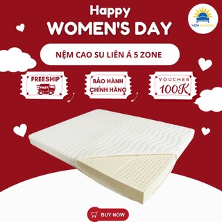 Nệm Cao Su Liên Á 5 Zone - Bảo Hành 12 Năm