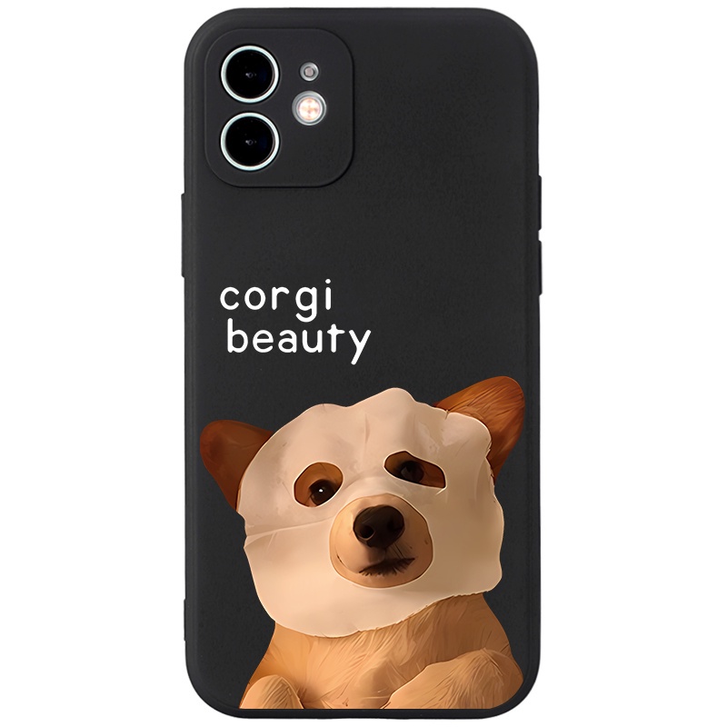 Ốp lưng điện thoại iphone bựa cún làm đẹp đắp mặt iphone 14 13 12 11 Pro Max X XR Xs Max 8 7 6 6s Plus SE 2020