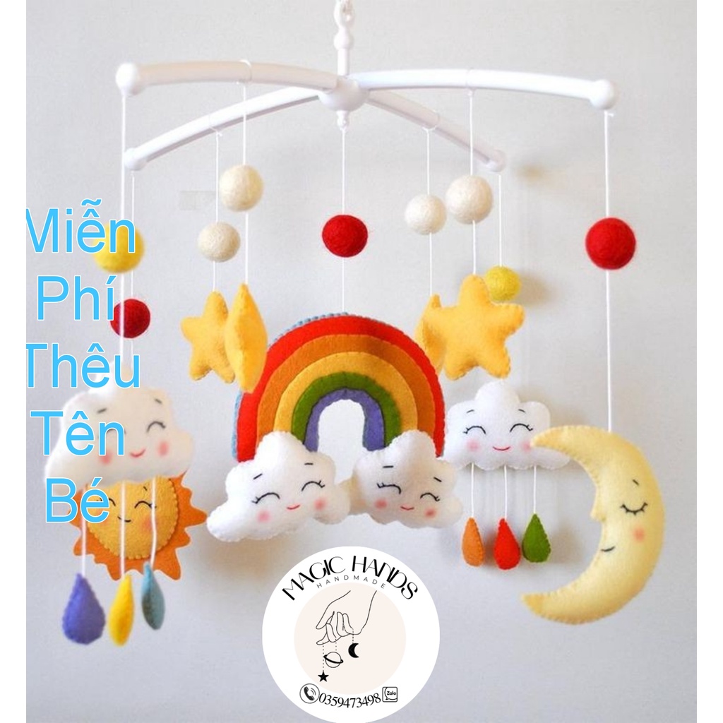 Đồ chơi treo nôi Cầu Vòng